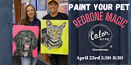 April Paint Your Pet at Redbone Magic