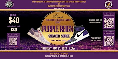 Immagine principale di The Purple Reign Scholarship Event 