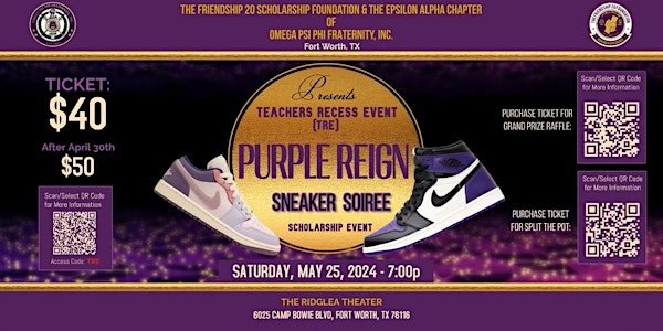 The Purple Reign Scholarship Event