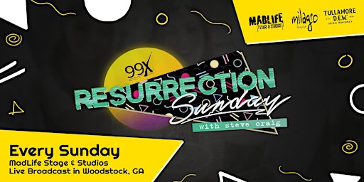Imagem principal do evento Resurrection Sunday with Steve Craig — LIVE 99X Broadcast — On the Patio!