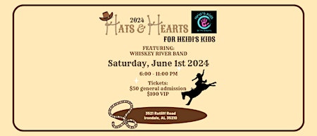 Imagem principal do evento 2024 Hats & Hearts for Heidi's Kids