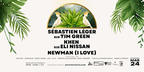 Primaire afbeelding van SEBASTIEN LEGER B2B TIM GREEN + MORE @ LA OTRA (MMW CLOSING)