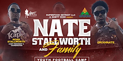 Imagem principal do evento Nate Stallworth & Family Youth Football Camp