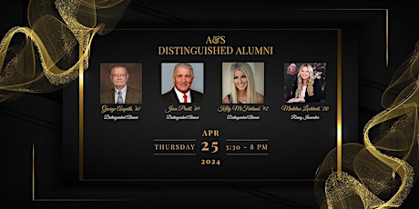 2024 Arts & Sciences Distinguished Alumni Reception & Dinner