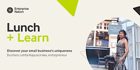 Lunch and Learn: Discover your small business's uniqueness primary image
