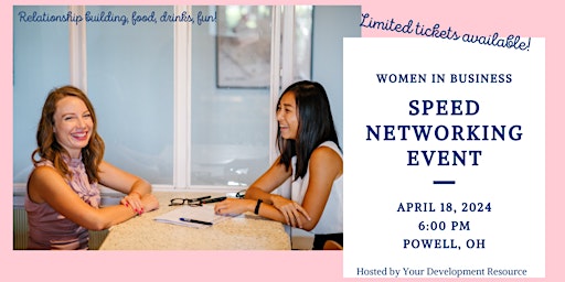 Hauptbild für Women in Business Speed Networking Event