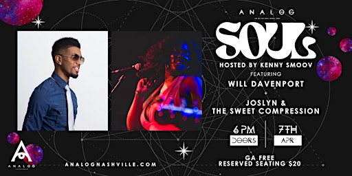 Analog Soul featuring Will Davenport and Joslyn & The Sweet Compression primary image