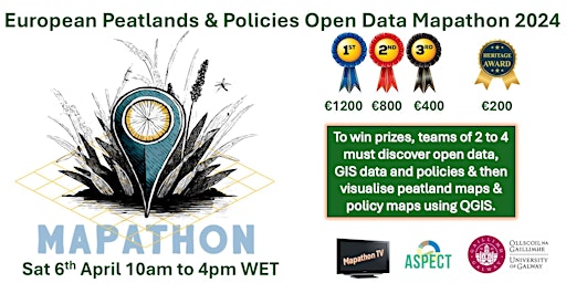 Hauptbild für European Peatlands & Policies Open Data Mapathon 2024