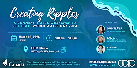 Immagine principale di Creating Ripples: A Community Arts Workshop for World Water Day 2024 