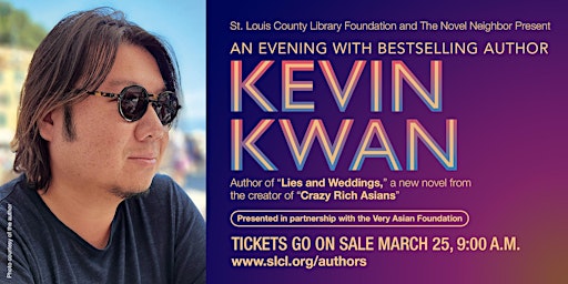 Imagem principal do evento An Evening with Kevin Kwan