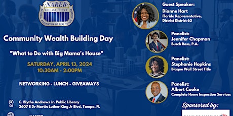 Realtist Week Community Wealth Building Day, Sponsored by Bank of America