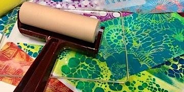 Gell Plate Printing - Kirkby in Ashfield Library - Adult Learning  primärbild