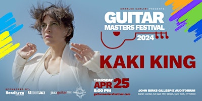Imagem principal do evento Guitar Masters Festival: Kaki King