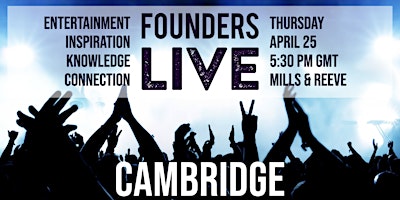 Imagem principal do evento Founders Live Cambridge