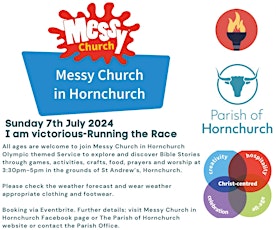 Messy Church in Hornchurch:I am victorious-Running the Race 7.7.24