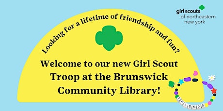 Join our New Girl Scout Troop at the Brunswick Community Library!