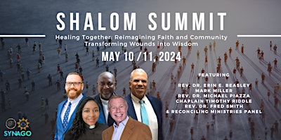 Primaire afbeelding van Shalom Summit - Speakers: Beasley, Miller, Piazza, Riddle, and Smith