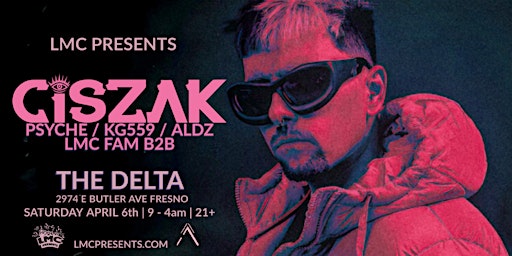 Immagine principale di LMC Presents CISZAK  at The Delta 