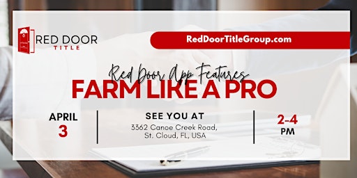 Farm Like A Pro - Red Door App Features primary image