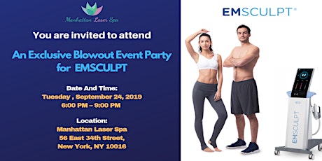 Imagen principal de ‼️ An Exclusive Blowout Event Party for EmSculpt®!