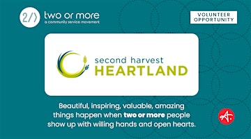 Authentic Two or More Volunteer Event at Second Harvest Heartland  primärbild