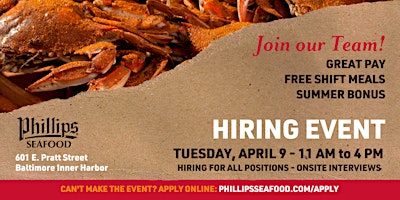 Image principale de Hiring Event - Join Our Team