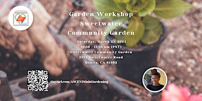 Imagem principal do evento ASCENDtials Garden Workshops