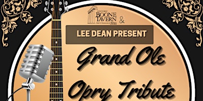 Imagem principal do evento Grand Ole Opry Tribute: 1-Man Grand Ole Opry Tribute with Lee Dean