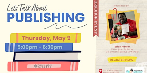 Imagem principal do evento TVC Professional Workshop Series: "Let’s Talk About Publishing