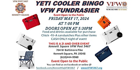 Yeti Bingo Fundraiser