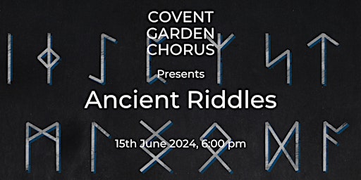 Ancient Riddles With The Covent Garden Chorus  primärbild