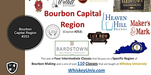 The Bourbon Capital Region {Major Distilleries} BYOB  (Course #253) primary image