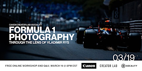 Imagem principal do evento Formula 1 Photography Through the Lens of Vladimir Rys