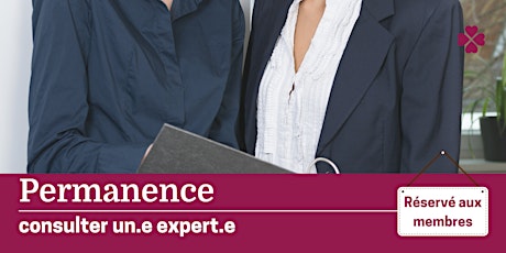 Immagine principale di Permanence, consulter un.e expert.e 