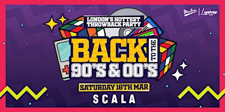 Back To The 90's - London's ORIGINAL Throwback Students Session