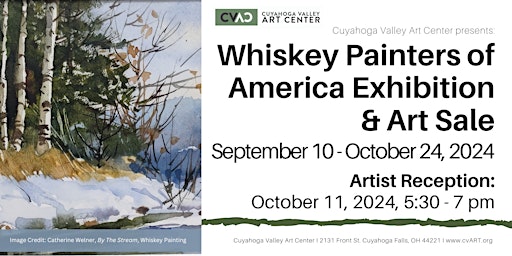 Imagem principal de Artist Reception: Whisky Painters of America Exhibition
