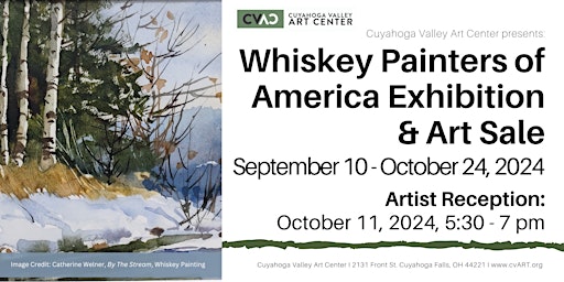 Imagem principal do evento Whiskey Painters of America Exhibition & Art Sale