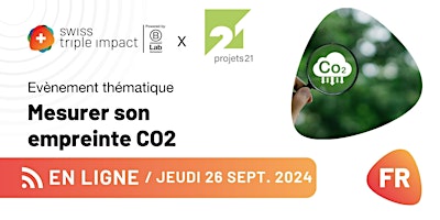 Hauptbild für STI Thematic Event - Mesurer son empreinte carbone  - 26.09.2024 (FR)