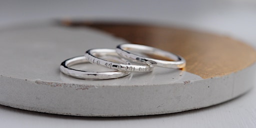 Make your own Silver Stacking Rings Workshop primary image