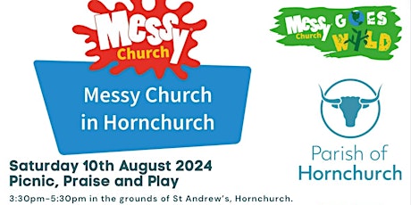 Messy Church in Hornchurch Picnic, Praise and Play 10.8.24