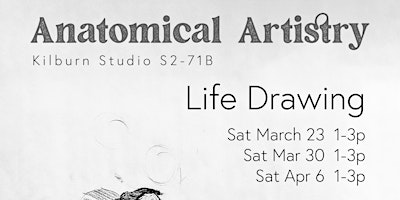 Anatomical Artistry - Life Drawing March 30 primary image