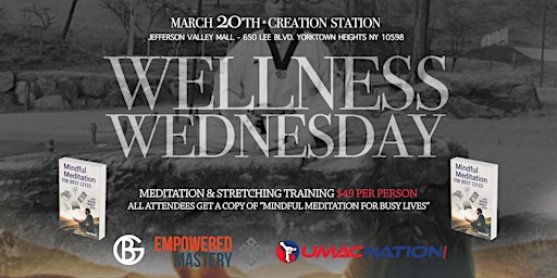 Primaire afbeelding van Wellness Wednesday - Meditation & Stretching Training