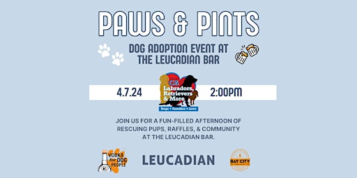 Imagem principal do evento Paws & Pints Adoption Event