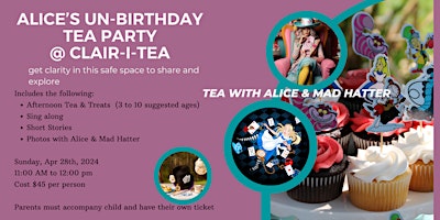 Primaire afbeelding van Alice's Unbirthday Tea Party