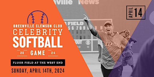 Primaire afbeelding van Greenville Clemson Club Celebrity Softball Game