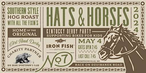 Hauptbild für 7th Annual Hats & Horses Kentucky Derby Party 2024