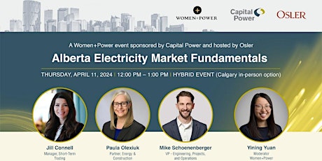 Alberta Electricity Market Fundamentals - IN PERSON