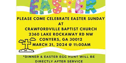 Crawfordville's Annual Easter Egg Hunt primary image