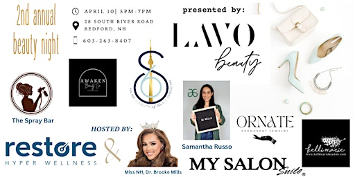 Image principale de LAVO Beauty Night Hosted by Restore Hyper Wellness - Bedford & Miss NH!