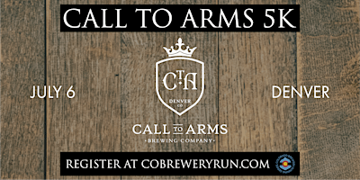 Imagem principal do evento Call to Arms 5k | Denver | 2024 CO Brewery Running Series
